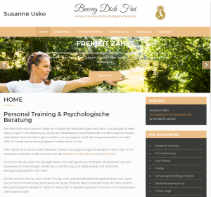 Personal Training & Psychologische Beratung – Susanne Usko